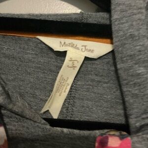 Matilda Jane Charcoal Top with Vibrant Floral Details